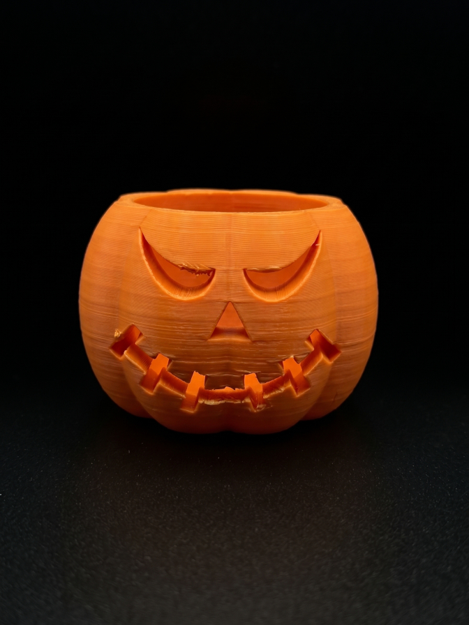 Halloweenská mini dýně „Zlobivý Dýňák“ (3D tisk)