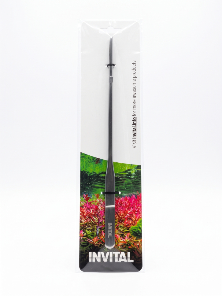 INVITAL Nerezová pinzeta rovná 27 cm (pro akvária i terária) - Obrázek 2